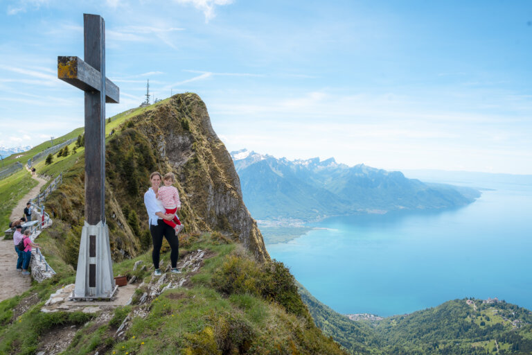 The Best No-Hike View in Switzerland for Families: Rochers-de-Naye